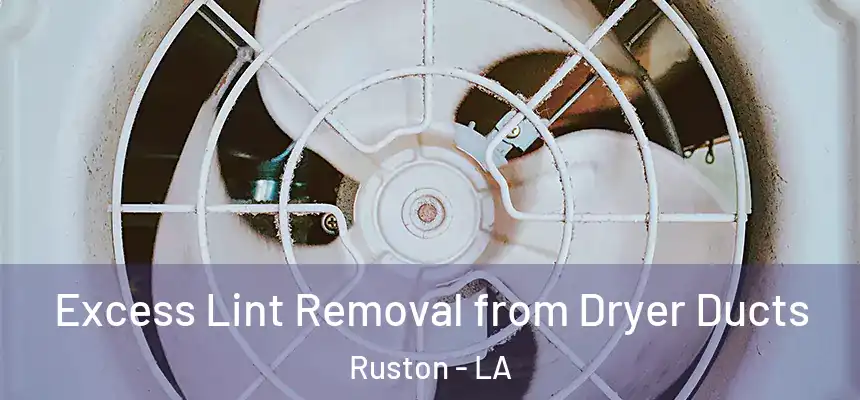 Excess Lint Removal from Dryer Ducts Ruston - LA