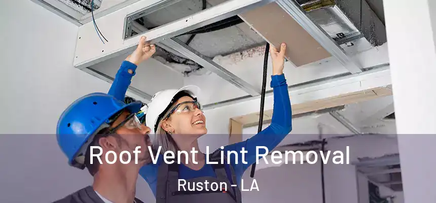 Roof Vent Lint Removal Ruston - LA